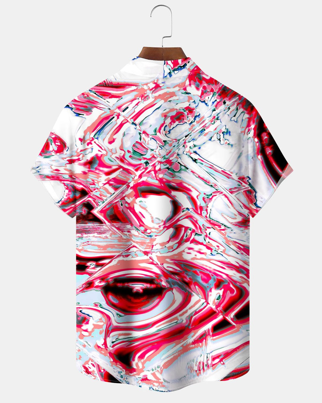 Alohadaddy® Casual Abstract Liquid Metal Print Men&