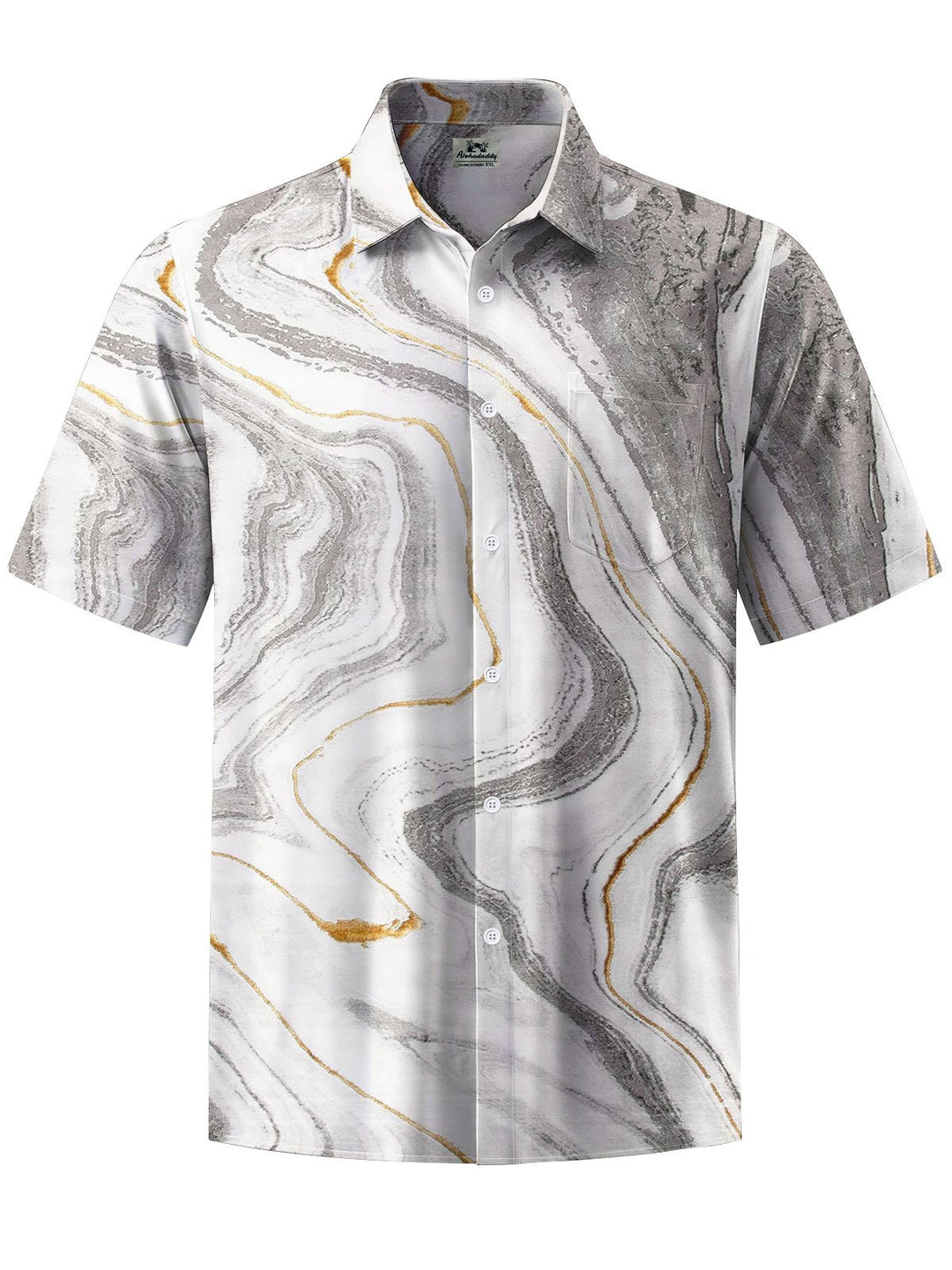 Alohadaddy® Casual Abstract Print Moisture Wicking Men&