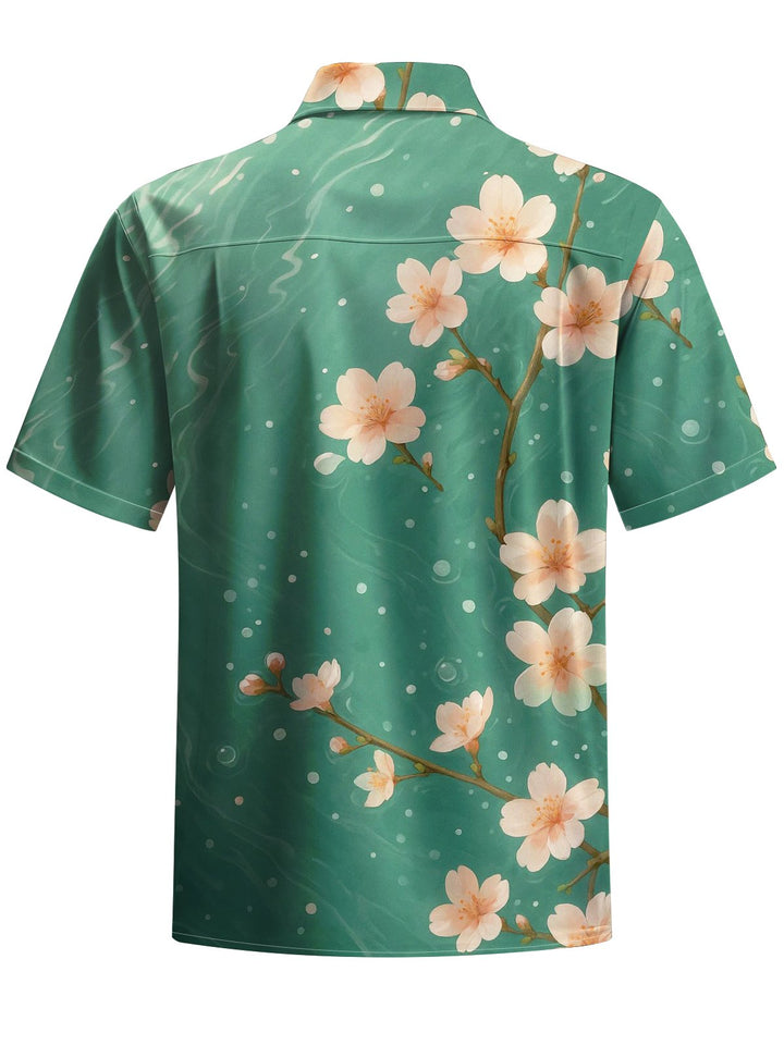 Alohadaddy® Hawaiian Floral Art Moisture Wicking Men&