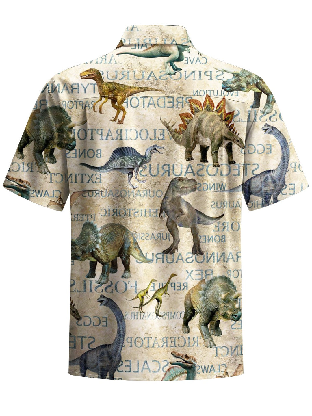Alohadaddy® Vintage Dinosaur Print Art Pocket Stretch Men&