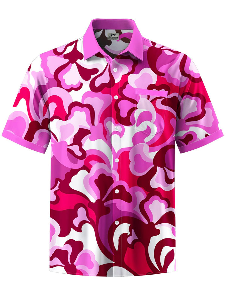 Alohadaddy® Hawaii Geometric Colorblock Print Art Men&