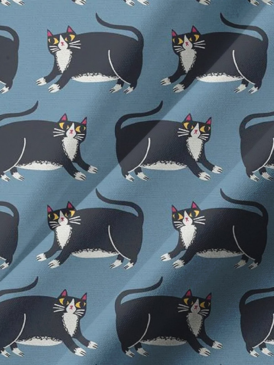 Alohadaddy® Vintage Cat Print Pocket Stretch Men&