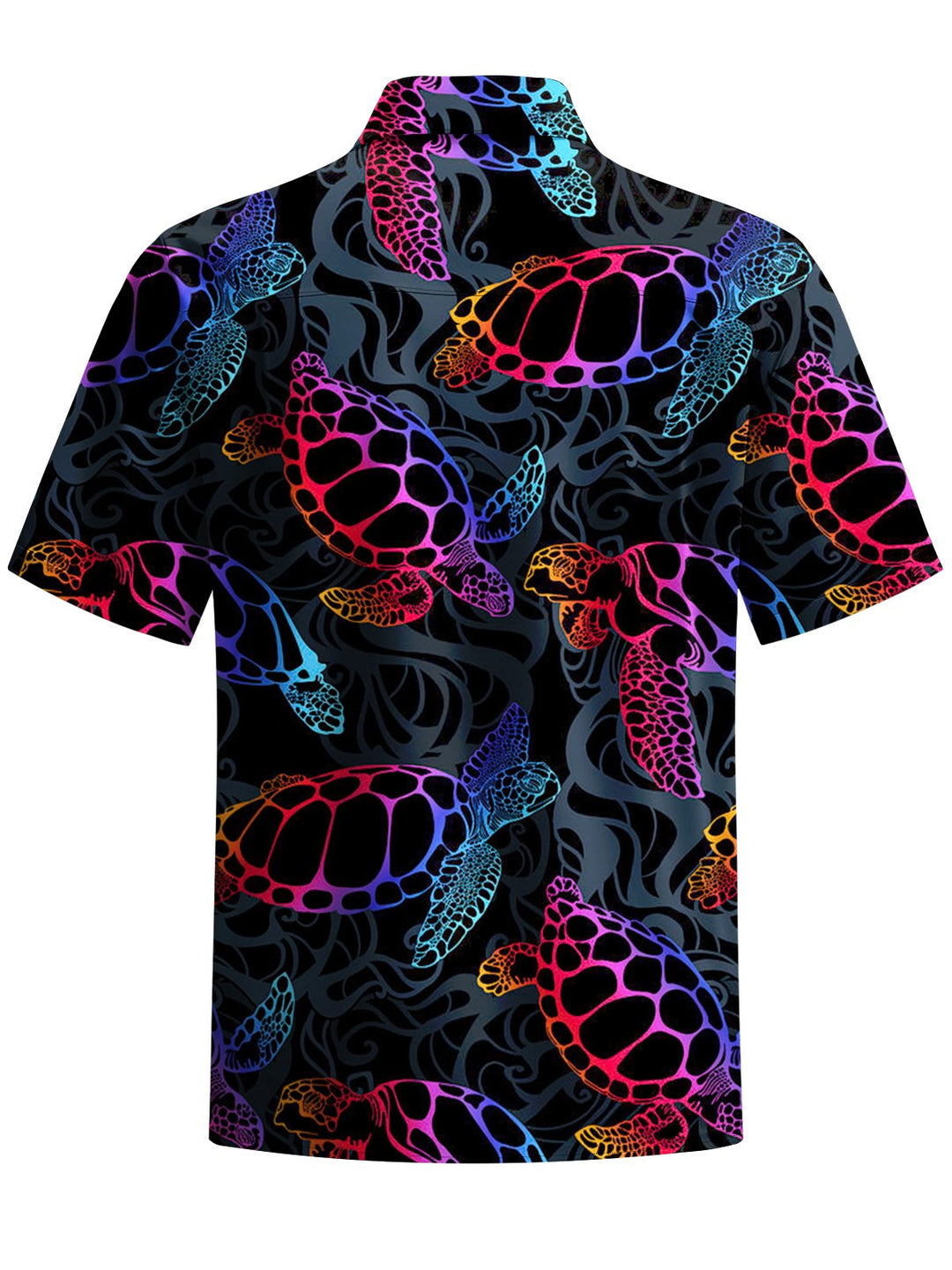 Alohadaddy® Casual Turtle Print Art Pocket Stretch Men&