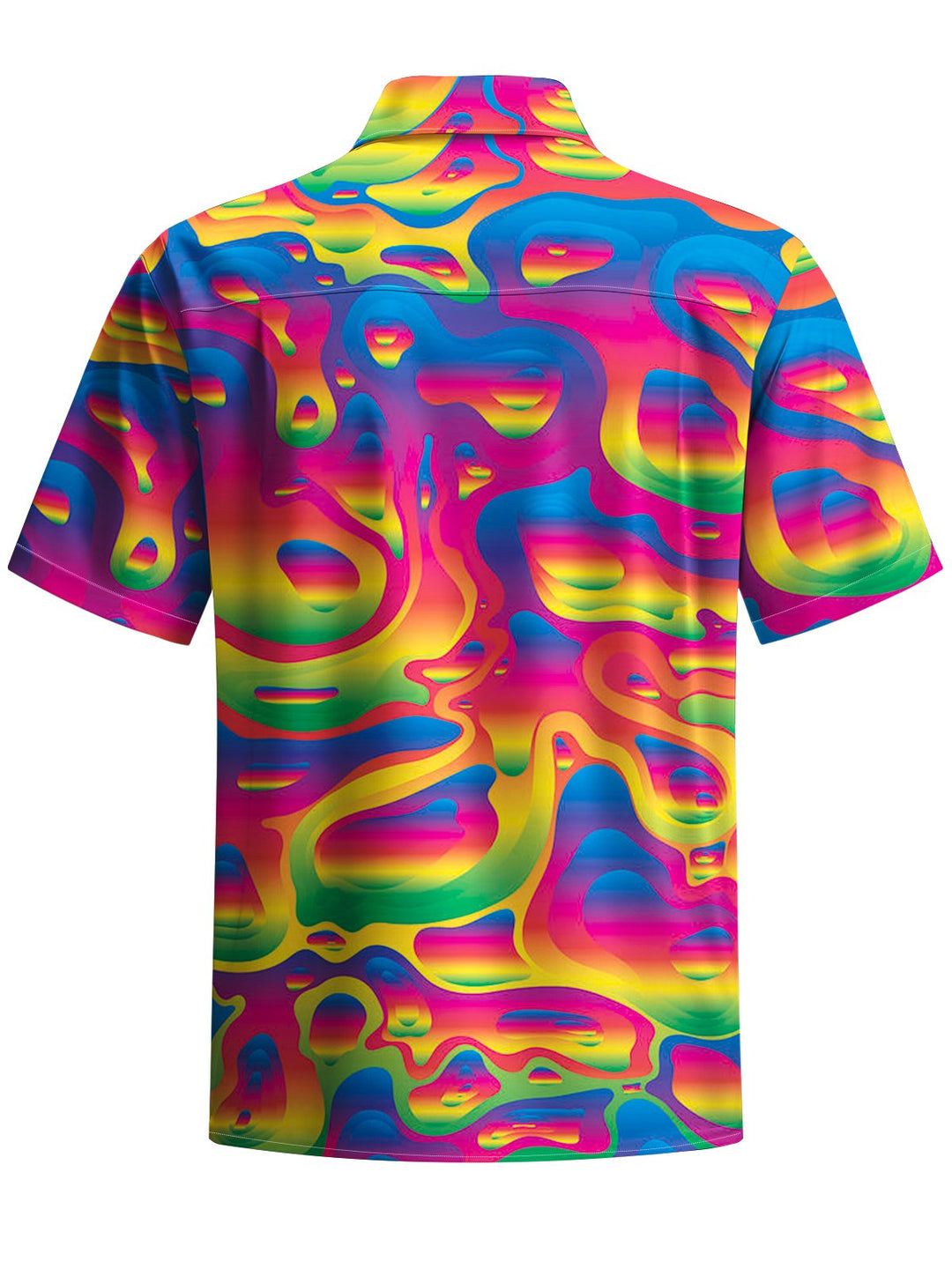 Alohadaddy® Casual Abstract Geometric Art Print Stretch Men&