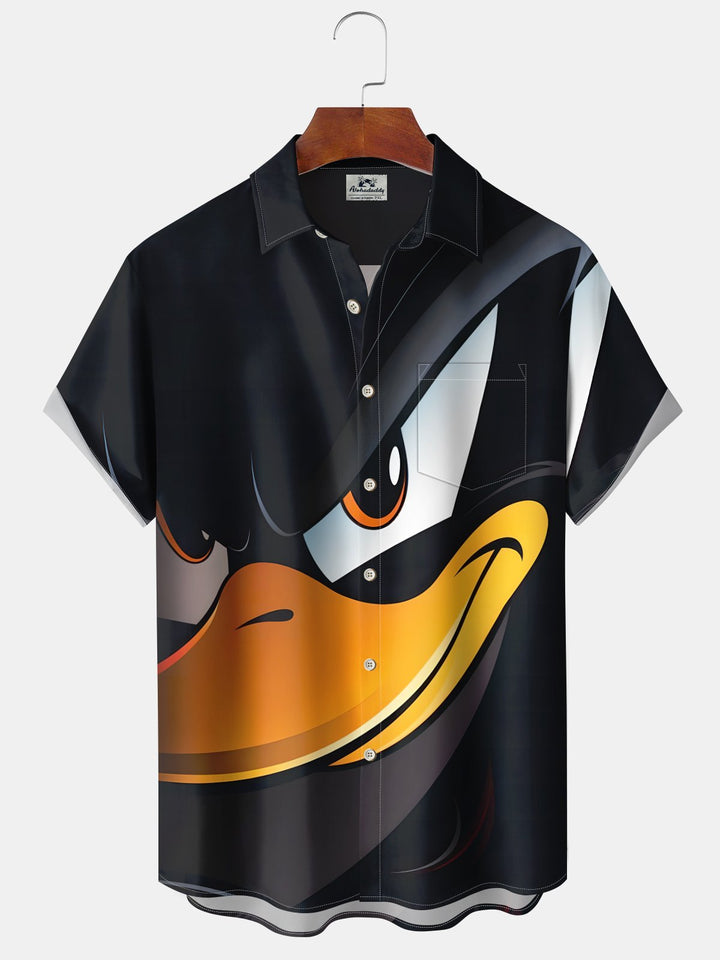 Alohadaddy® Casual Cartoon Duck Gradient Color Print Art Stretch Men&