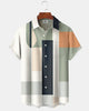 Alohadaddy® Casual Geometric Print Men's Short-Sleeve Shirt