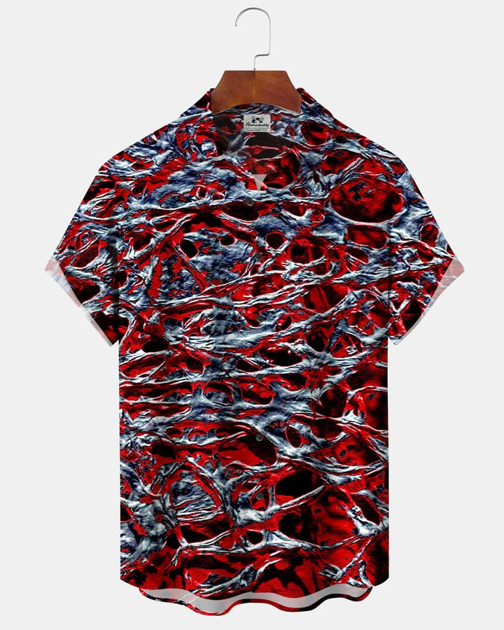 Alohadaddy® Retro Casual Abstract Art Print Men&