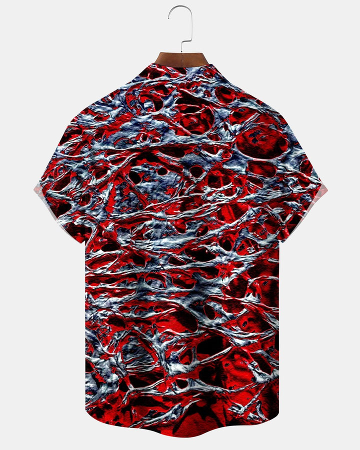 Alohadaddy® Retro Casual Abstract Art Print Men&
