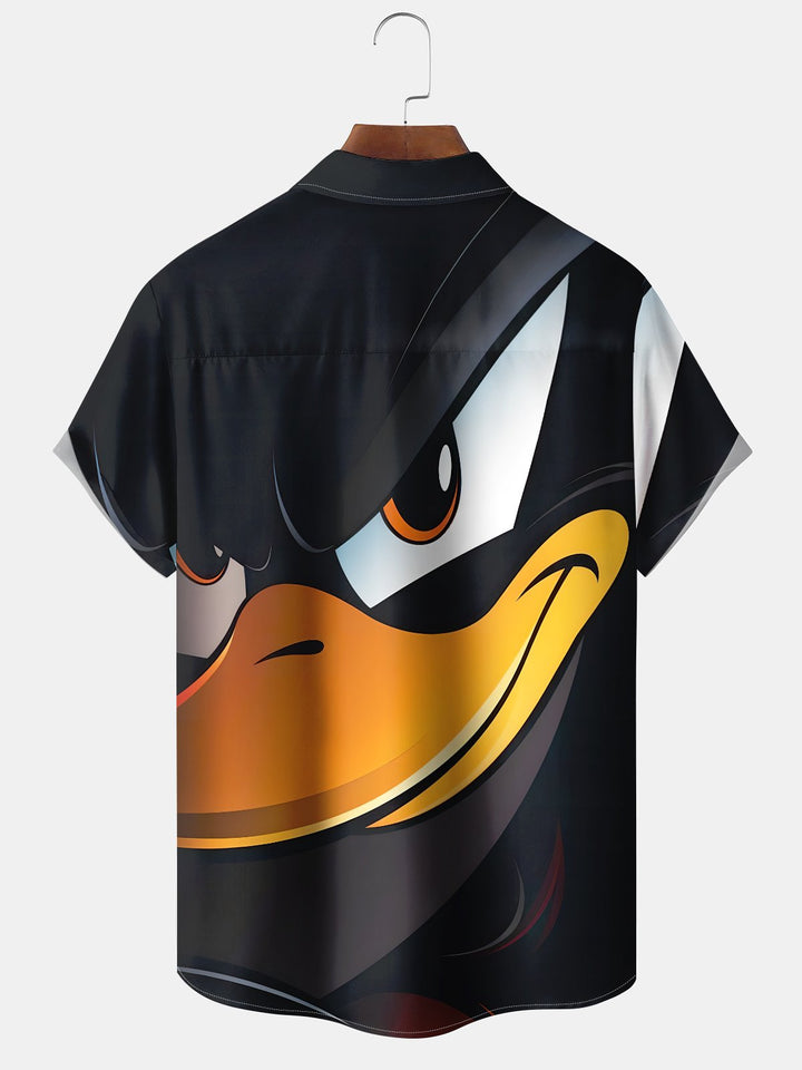 Alohadaddy® Casual Cartoon Duck Gradient Color Print Art Stretch Men&