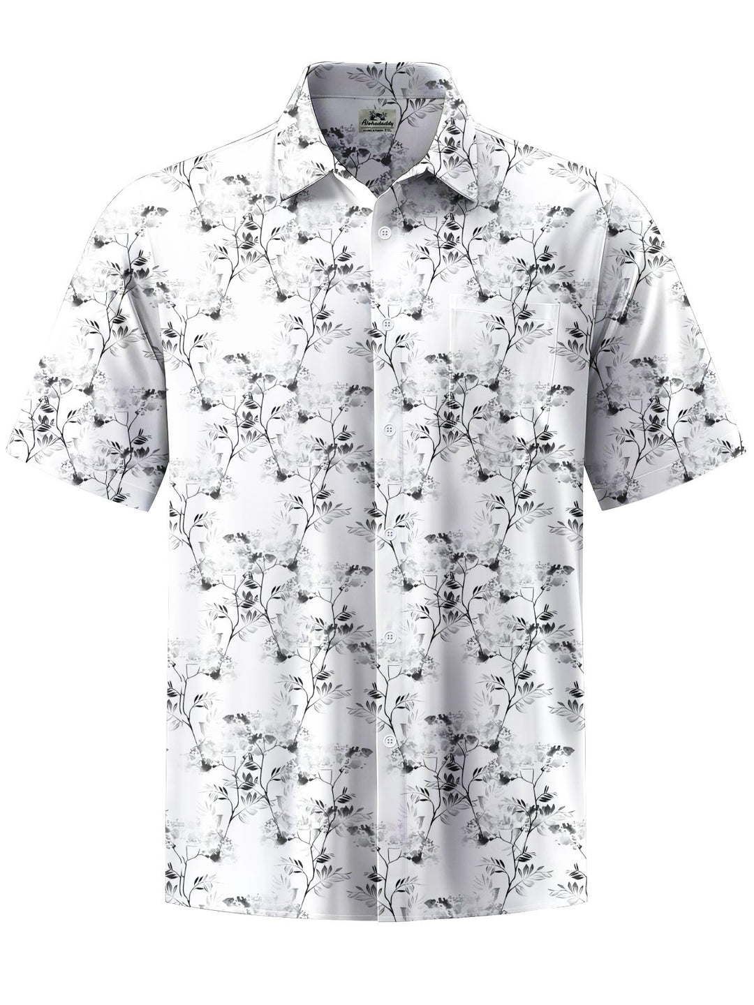 Alohadaddy® Casual Leaves Print Art Moisture Wicking Men&