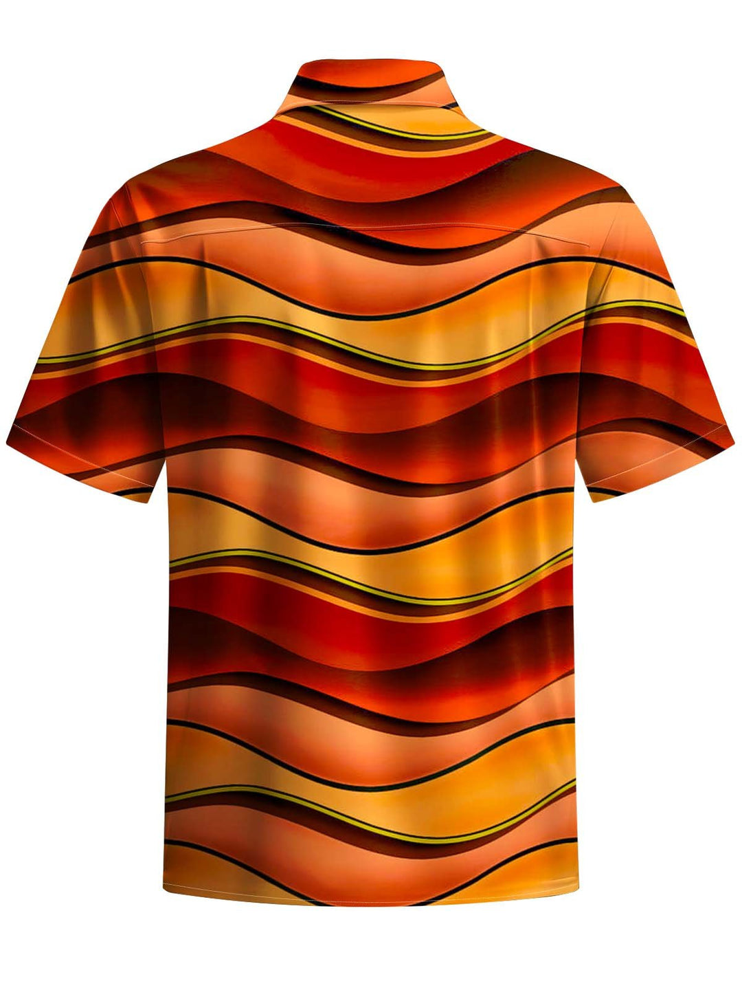 Alohadaddy® Vintage Stripe Art Print Chest Pocket Men&