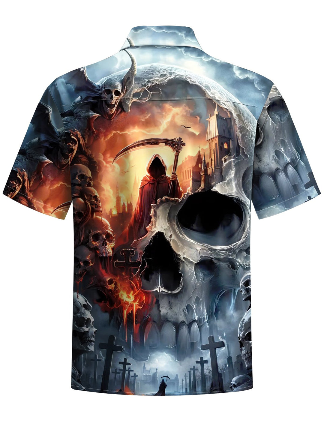 Alohadaddy® Halloween Skull Art Print Stretch Men&