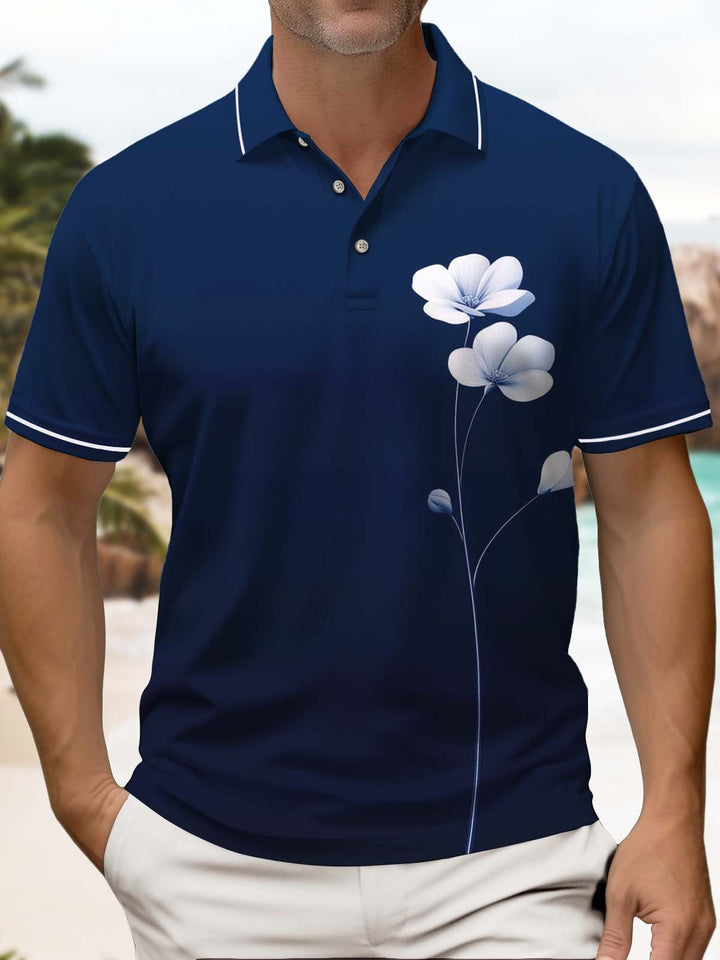 Alohadaddy® Casual Floral Art Print Stretch Men&