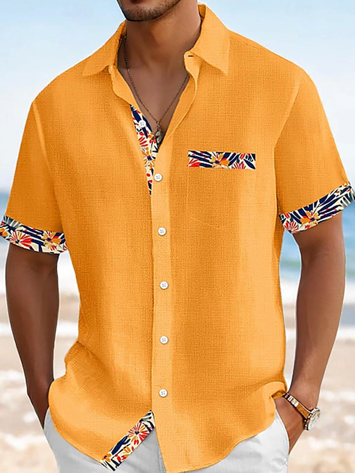 Alohadaddy® Hawaiian Floral Print Men&