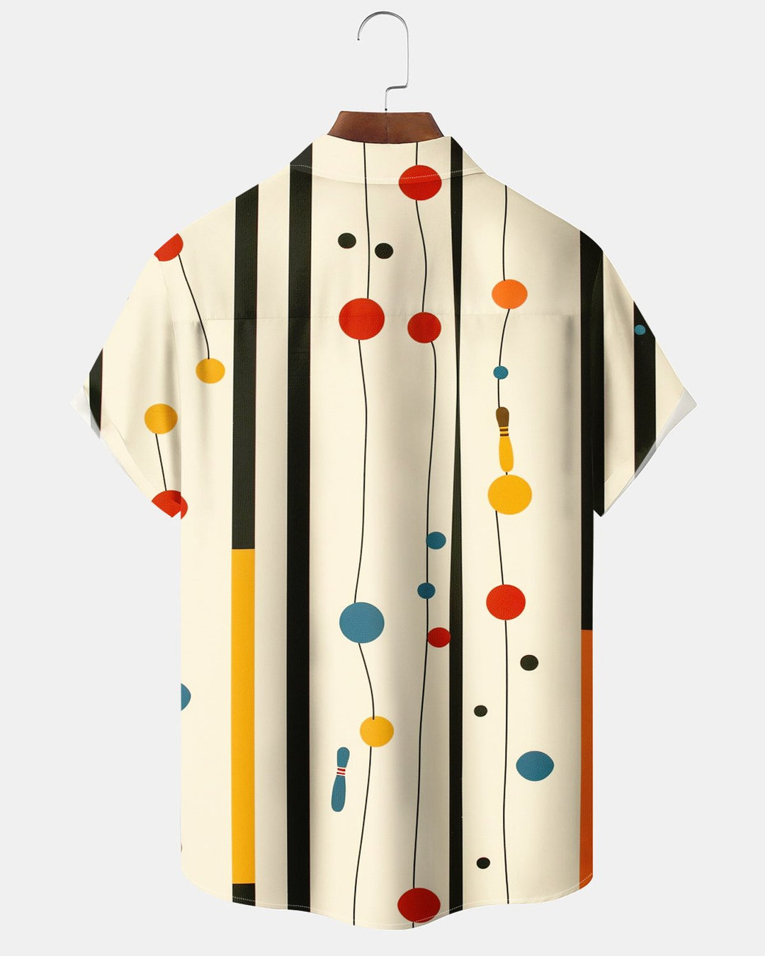 Alohadaddy® Casual Colorful Polka Dot Striped Print Men&