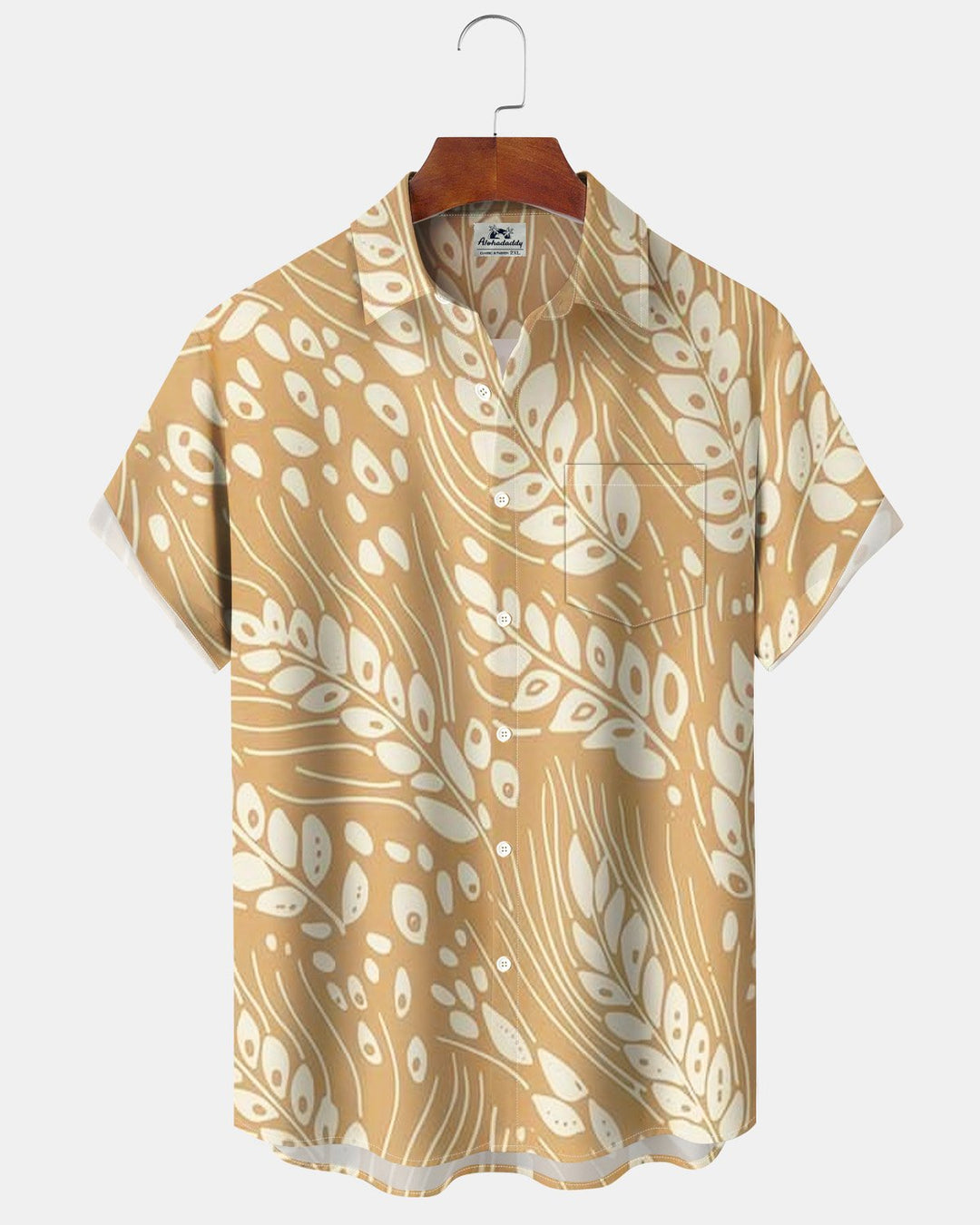 Alohadaddy® Casual Wheat Print Men&