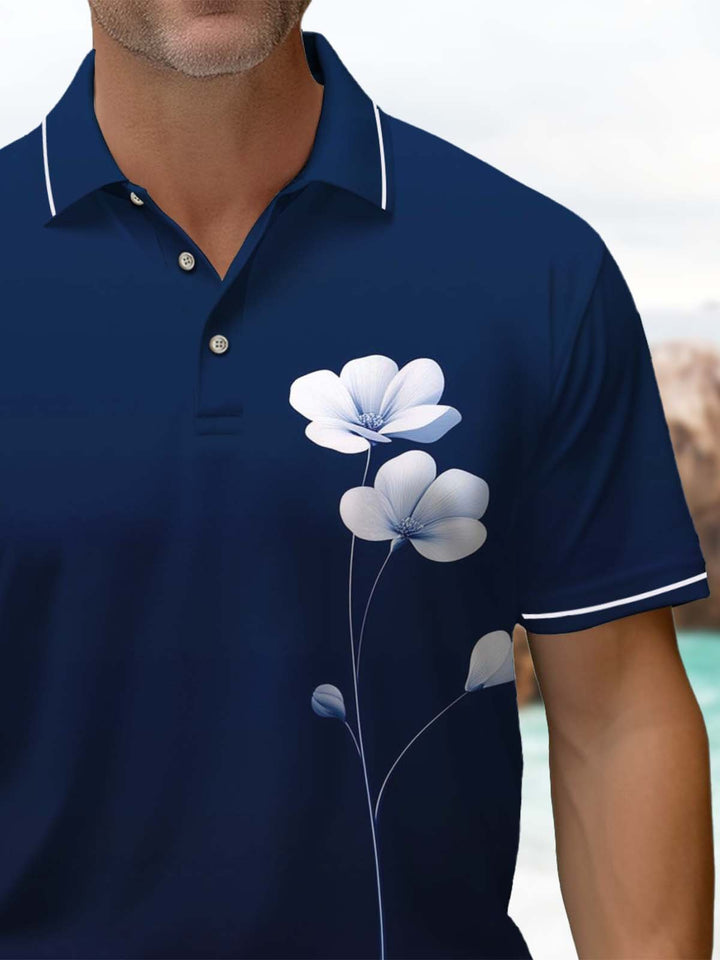 Alohadaddy® Casual Floral Art Print Stretch Men&