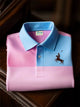 Alohadaddy® Men's Classic Business Jockey Logo Button Polo Shirt Big & Tall