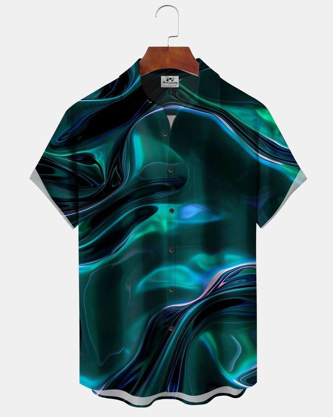 Alohadaddy® Casual Abstract Art Striped Print Men&
