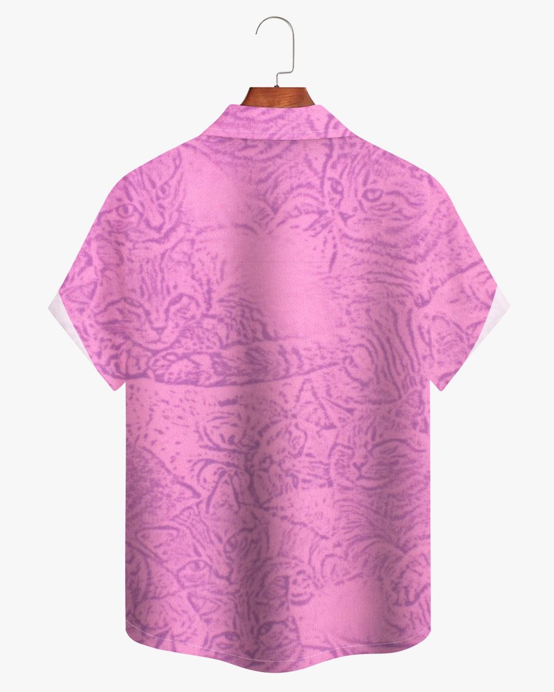 Alohadaddy® Casual Cat Print Art Button Pocket Cardigan Men&