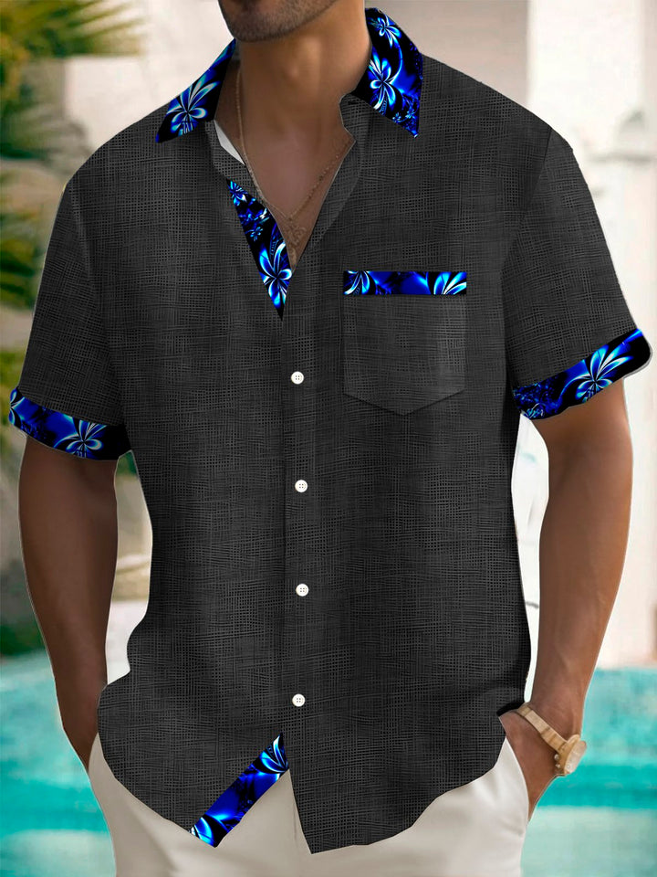 Alohadaddy® Vintage Gradient Floral Print Men&