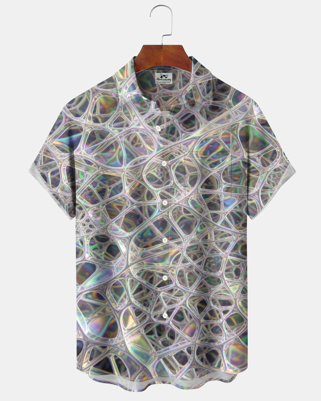 Alohadaddy® Casual Abstract Art Bubble Print Men&