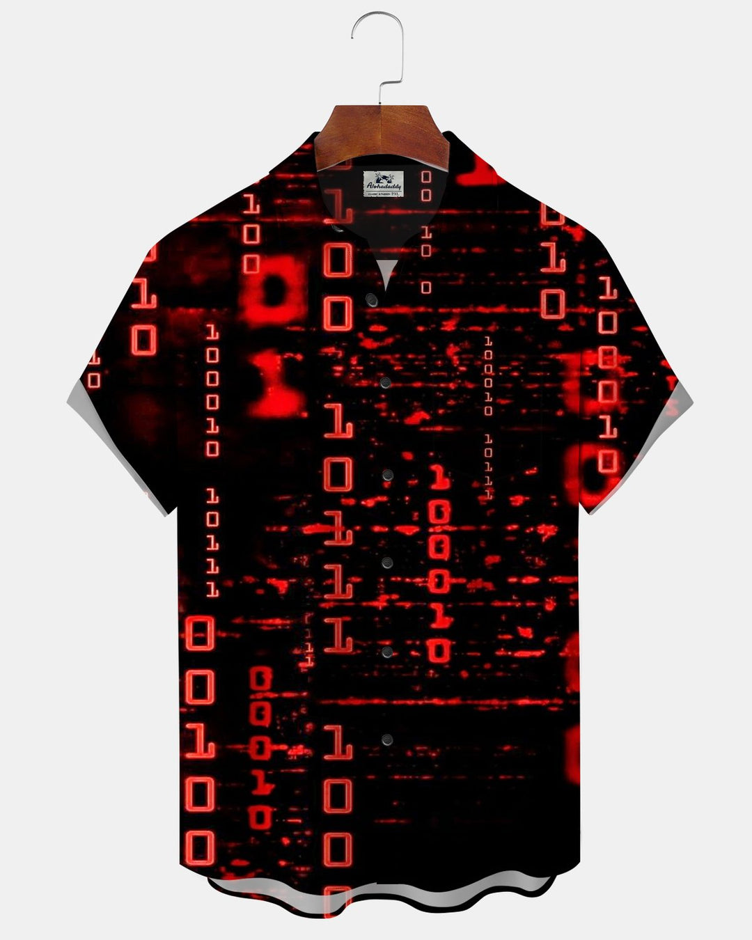 Alohadaddy® Casual Abstract Art Letter Digital Print Men&