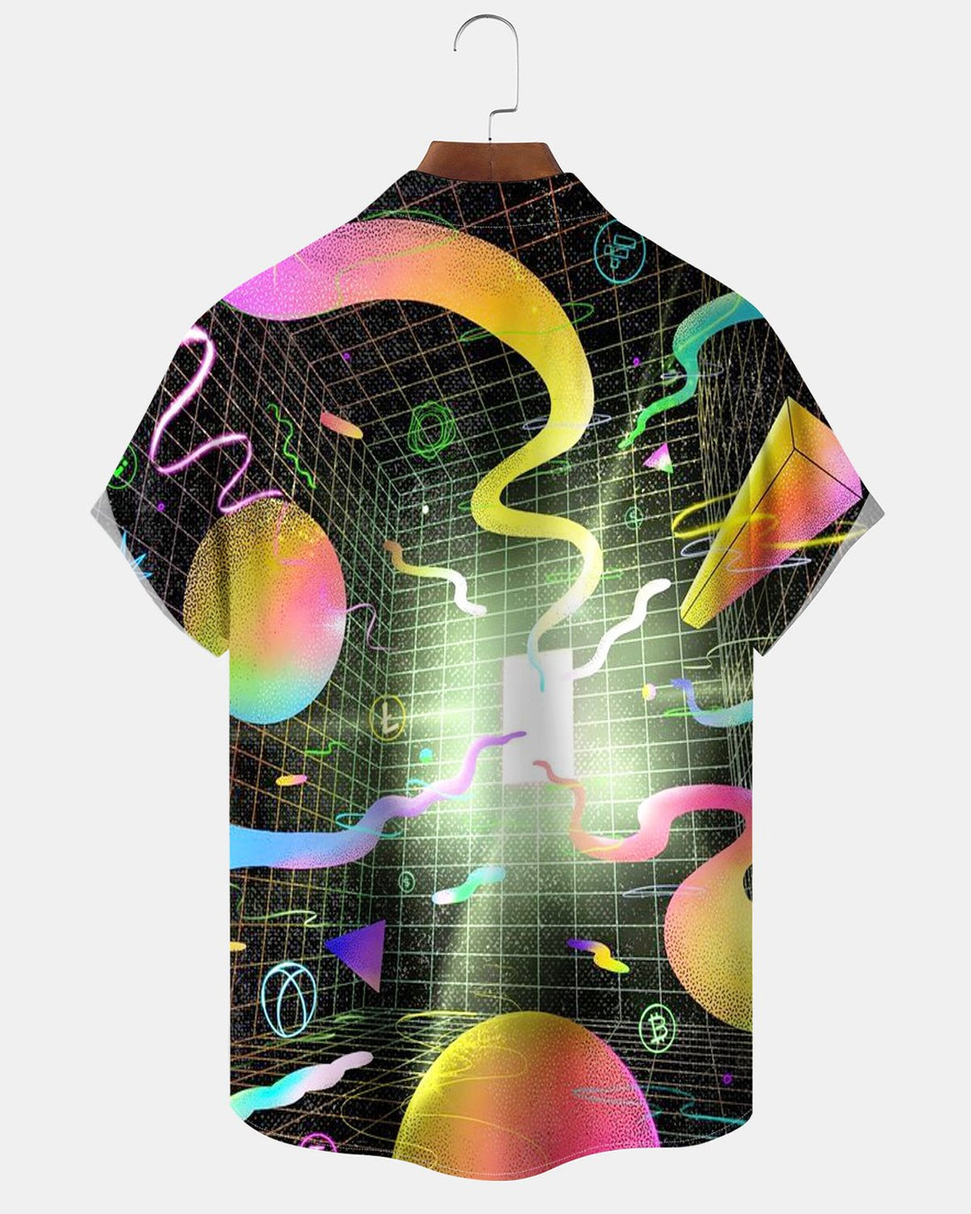 Alohadaddy® Casual Abstract Geometric Print Men&