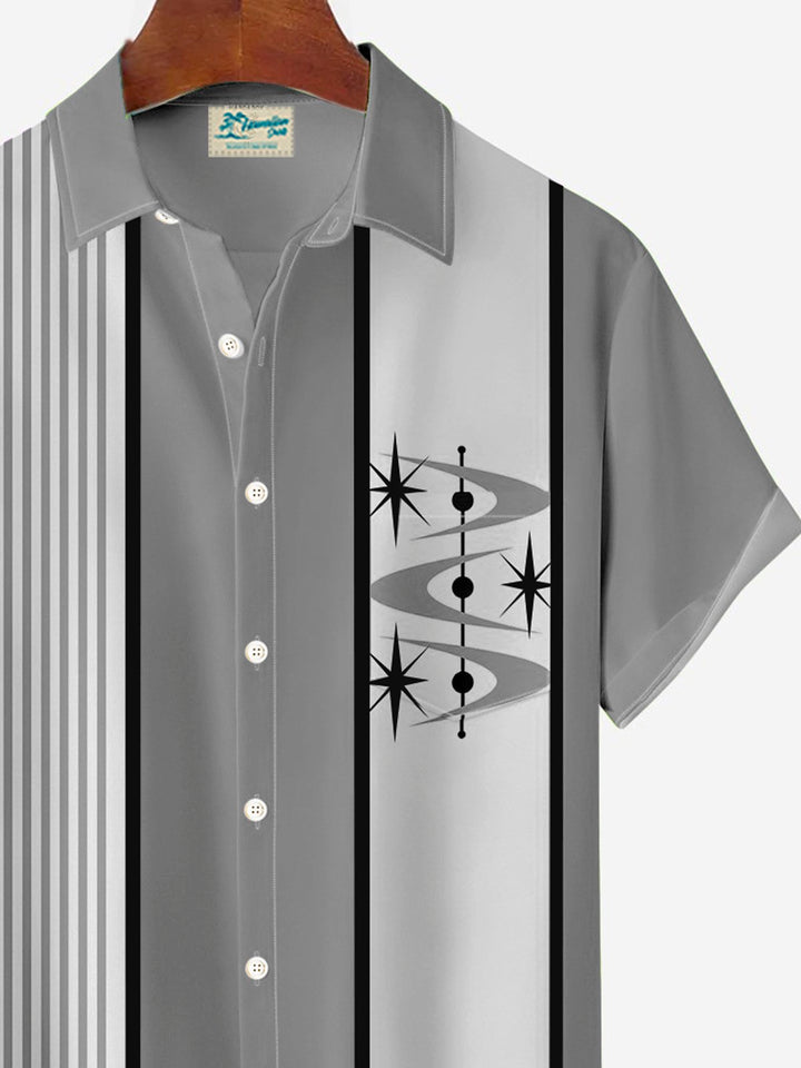 Alohadaddy Retro Bowling Geometric 3D Print Men&
