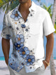 Alohadaddy® Casual Floral Art Print Mens Moisture Wicking Short Sleeve Shirt Big & Tall