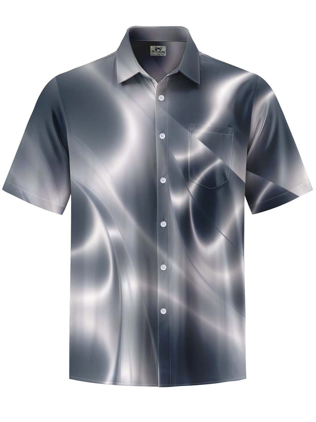 Alohadaddy® Casual Abstract Print Art Pocket Stretch Men&