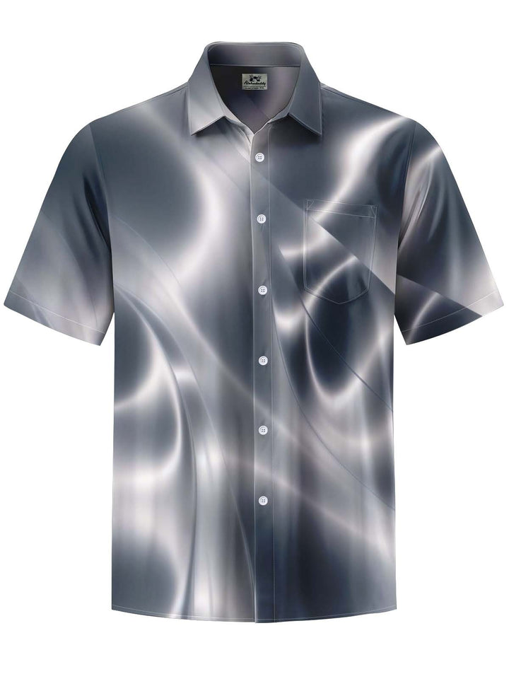 Alohadaddy® Casual Abstract Print Art Pocket Stretch Men&