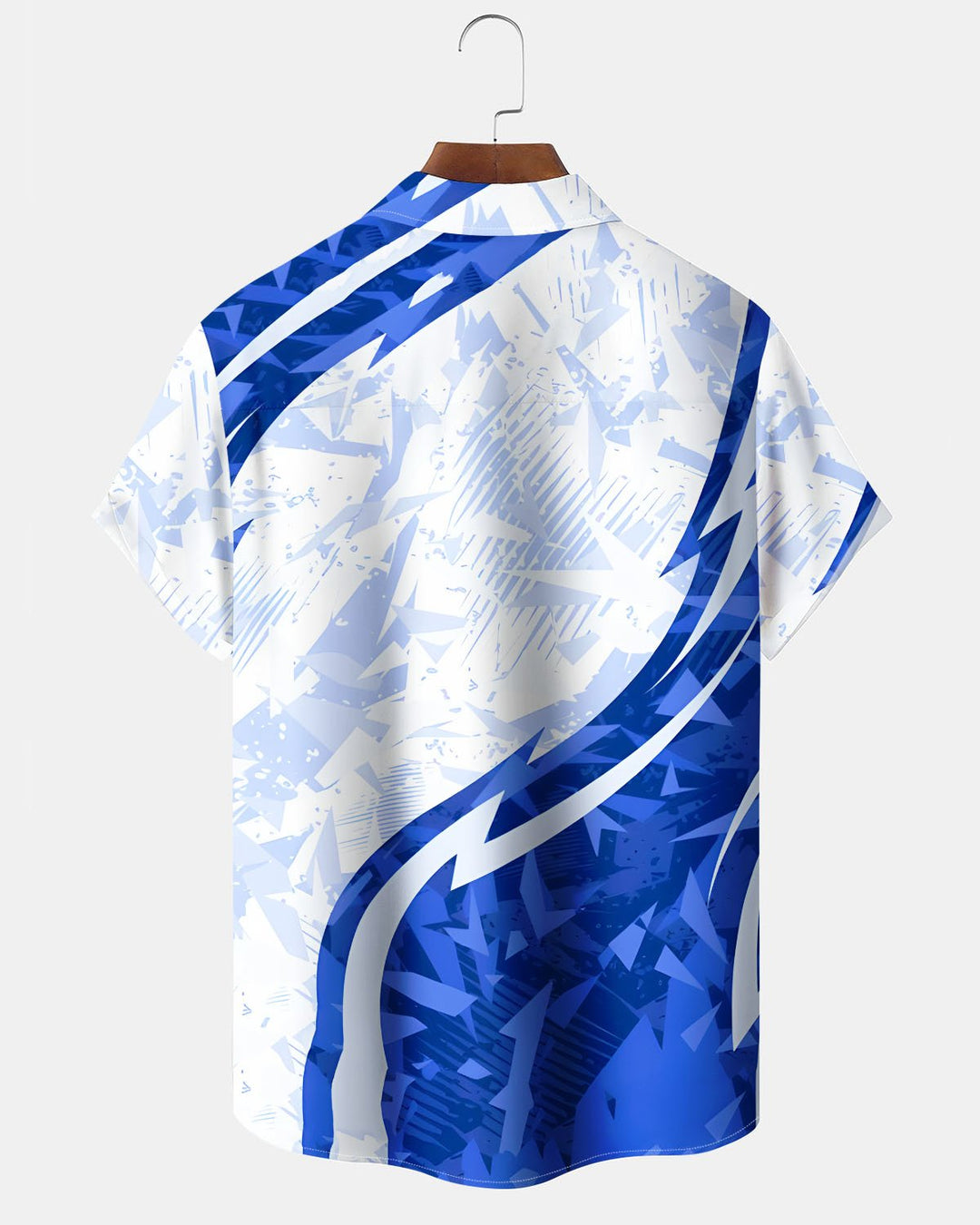 Alohadaddy® Casual Abstract Geometric Print Art Button-Down Cardigan Men&