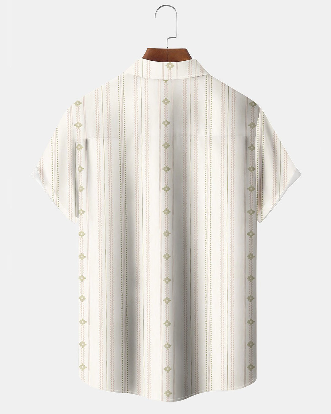 Alohadaddy® Casual Striped Art Print Cardigan with Button Pockets  Men&