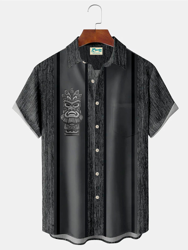 Alohadaddy Vintage Bowling Tiki Men&
