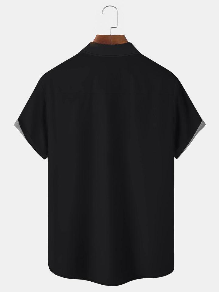 Alohadaddy Vintage Letter Bowling Print Men&