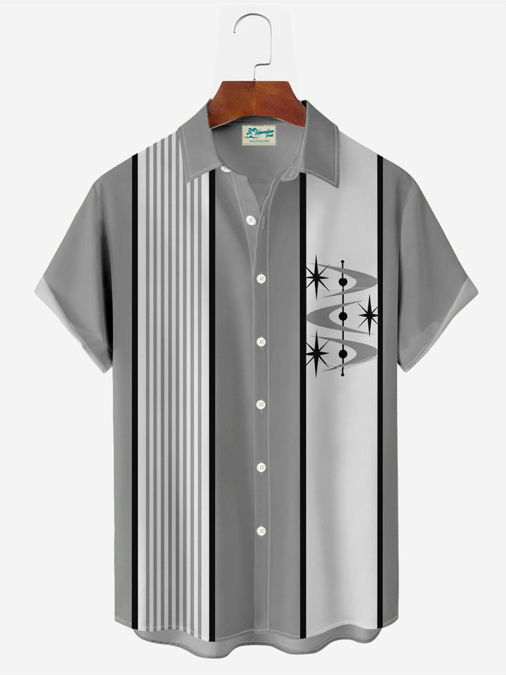 Alohadaddy Retro Bowling Geometric 3D Print Men&