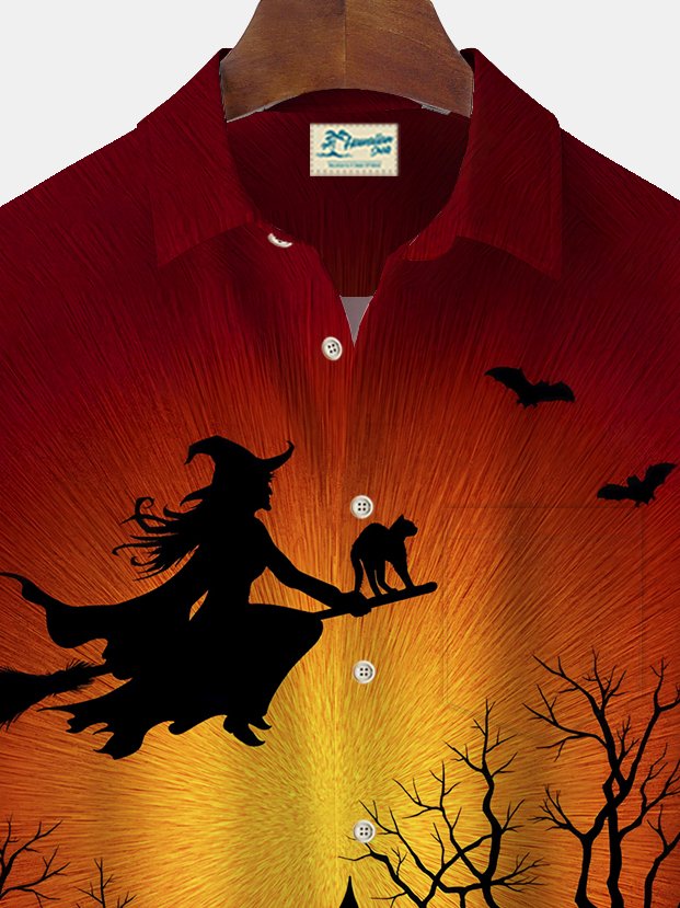 Alohadaddy Halloween Witch Print Men&
