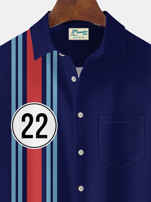 Alohadaddy Vintage Bowling Cars 22 Print Men&