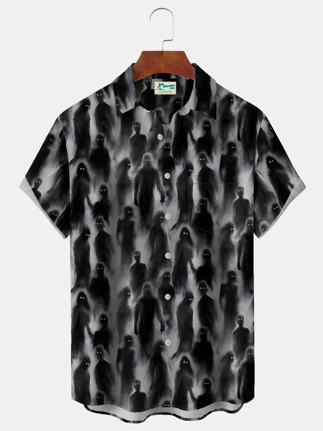 Alohadaddy Halloween Ghost Print Men&