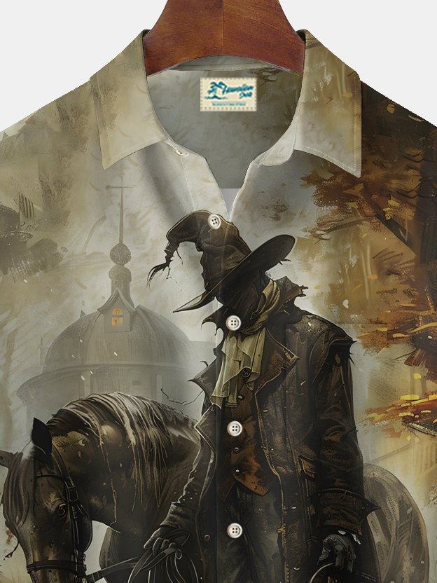 Alohadaddy Halloween Knight Print Men&