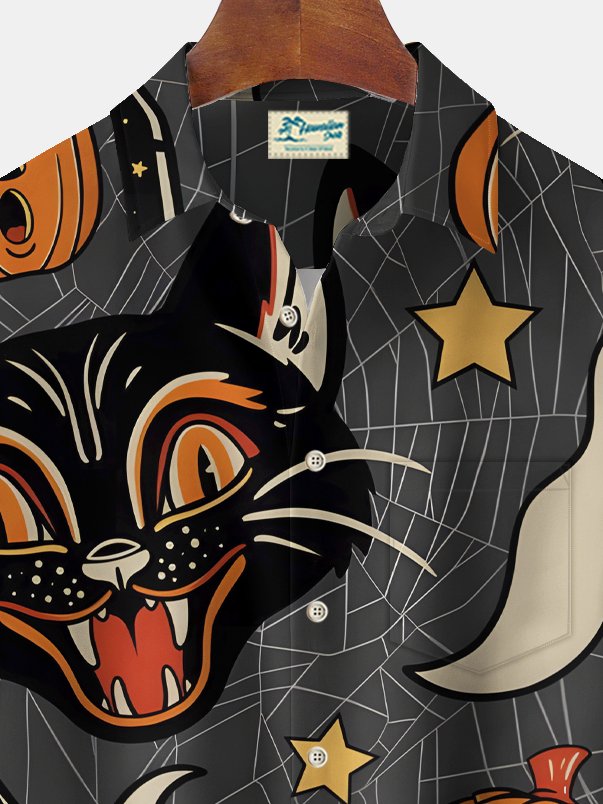 Alohadaddy Halloween Cartoon Print Men&