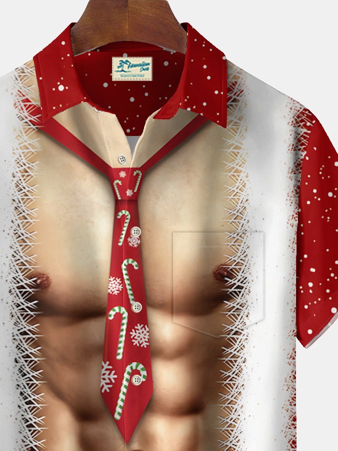 Alohadaddy Christmas Fun Cartoon Print Men&