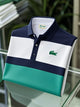 Alohadaddy® Men's Classic Stripe Logo Business Button-Down Polo Shirt Big & Tall