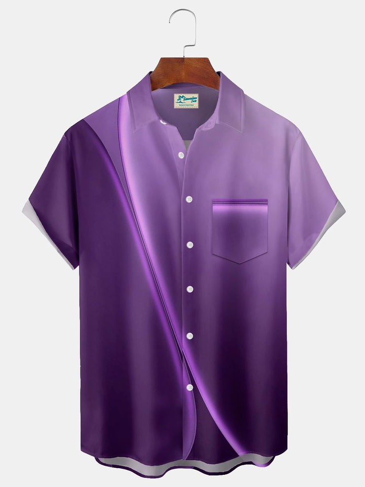 Alohadaddy® Hawaiian Retro Gradient Print Men&
