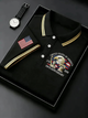 Alohadaddy® Men's Holiday 250th Anniversary National Icons Commemorative Short-Sleesleeved Polo Shirt Big & Tall
