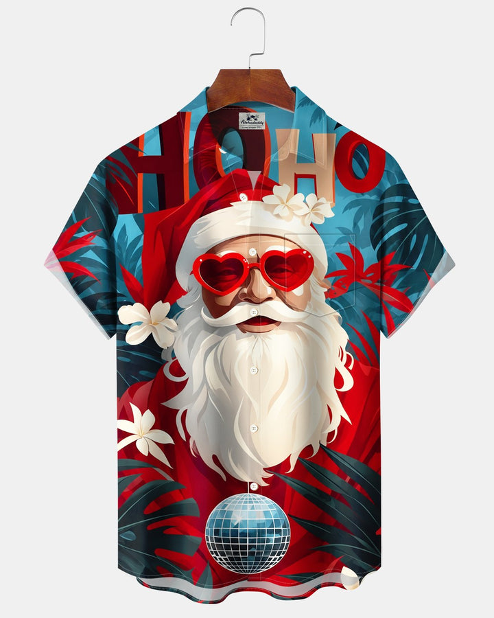 Alohadaddy® Holiday Christmas Santa Claus Print Men&