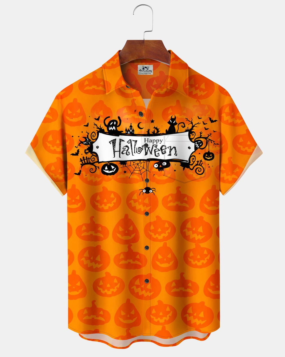 Alohadaddy® Halloween Pumpkin Print Men&