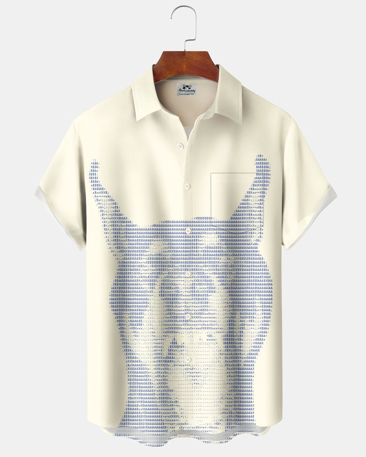 Alohadaddy® Retro Style Polka Dot Dog Print Men&