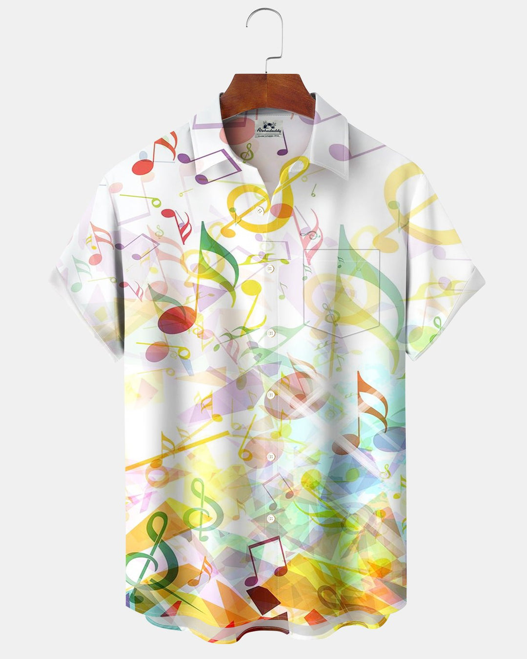 Alohadaddy® Casual Musical Note Print Men&